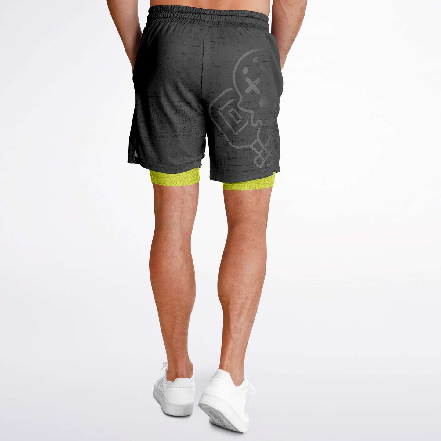 Dead Drop Pickleball Men's 2-in-1 Shorts - Charcoal