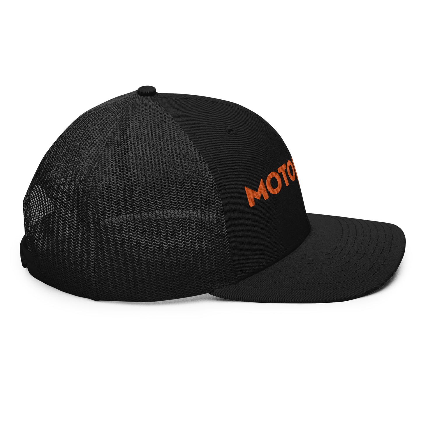 MOTOICONIC Embroidered Lightning Logo Trucker Cap