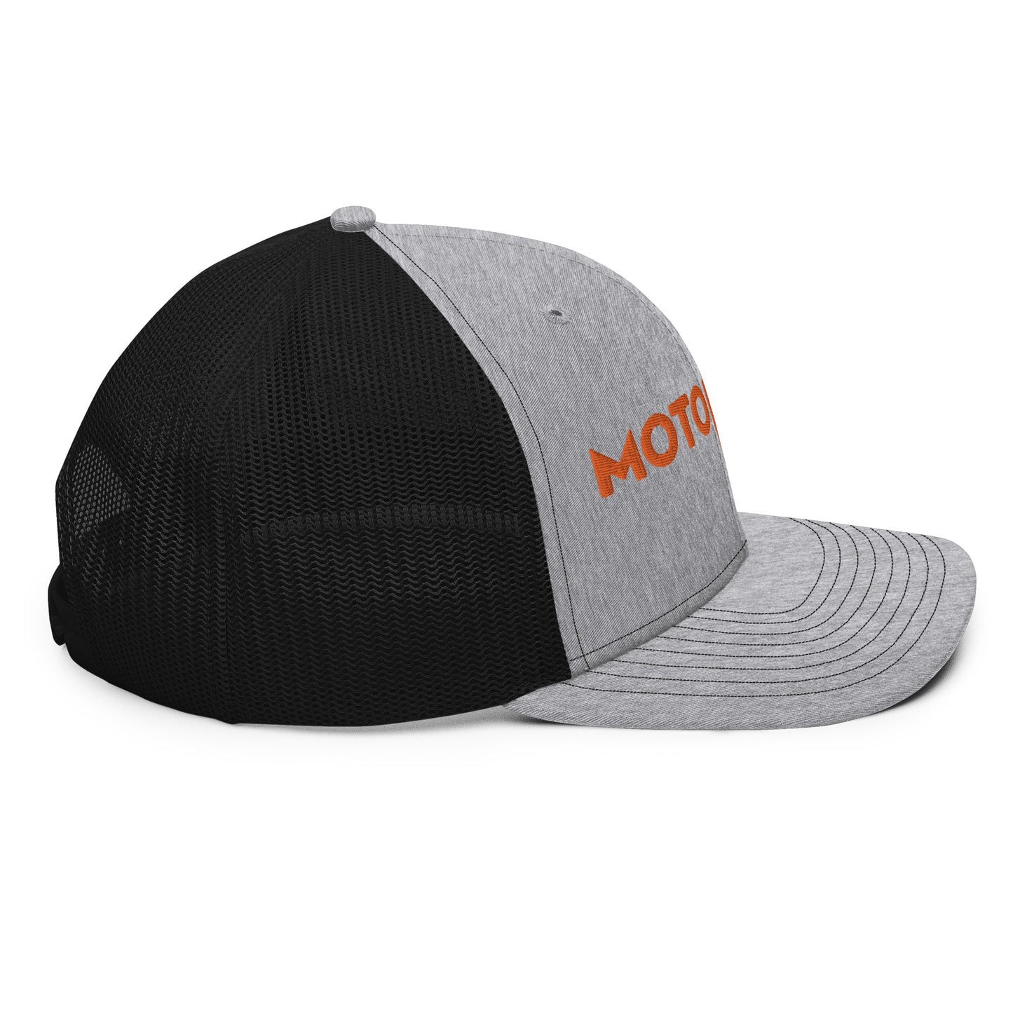 MOTOICONIC Embroidered Lightning Logo Trucker Cap