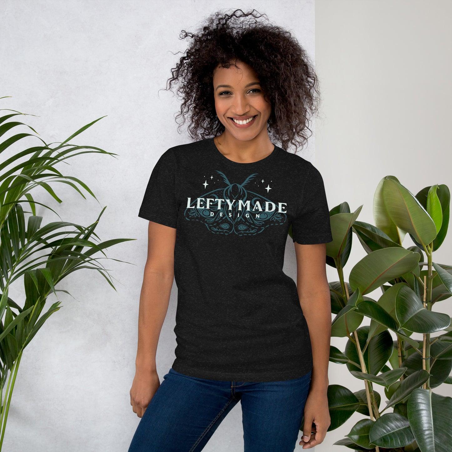 Lefty Made Moth Black T-Shirt