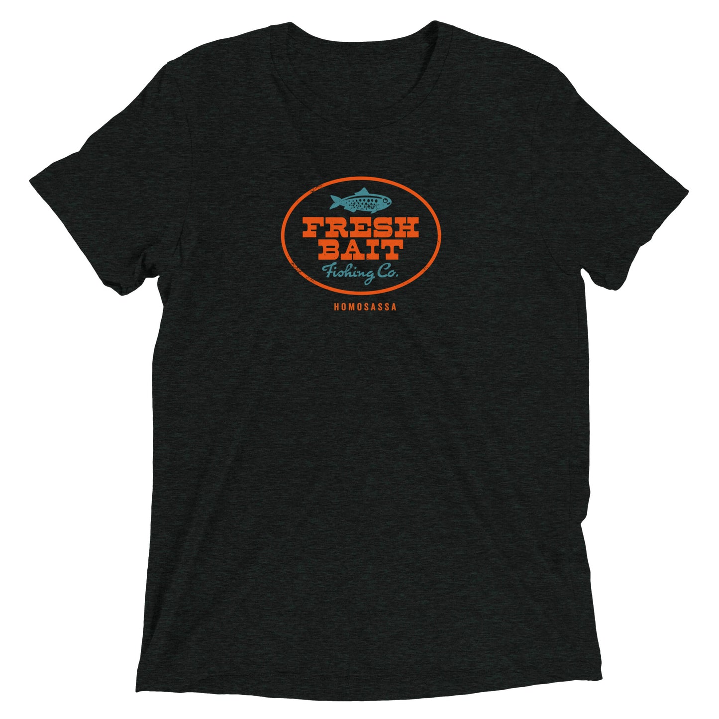 Fresh Bait Fishing Co. Homosassa Local -  ultra soft tri-blend T-shirt