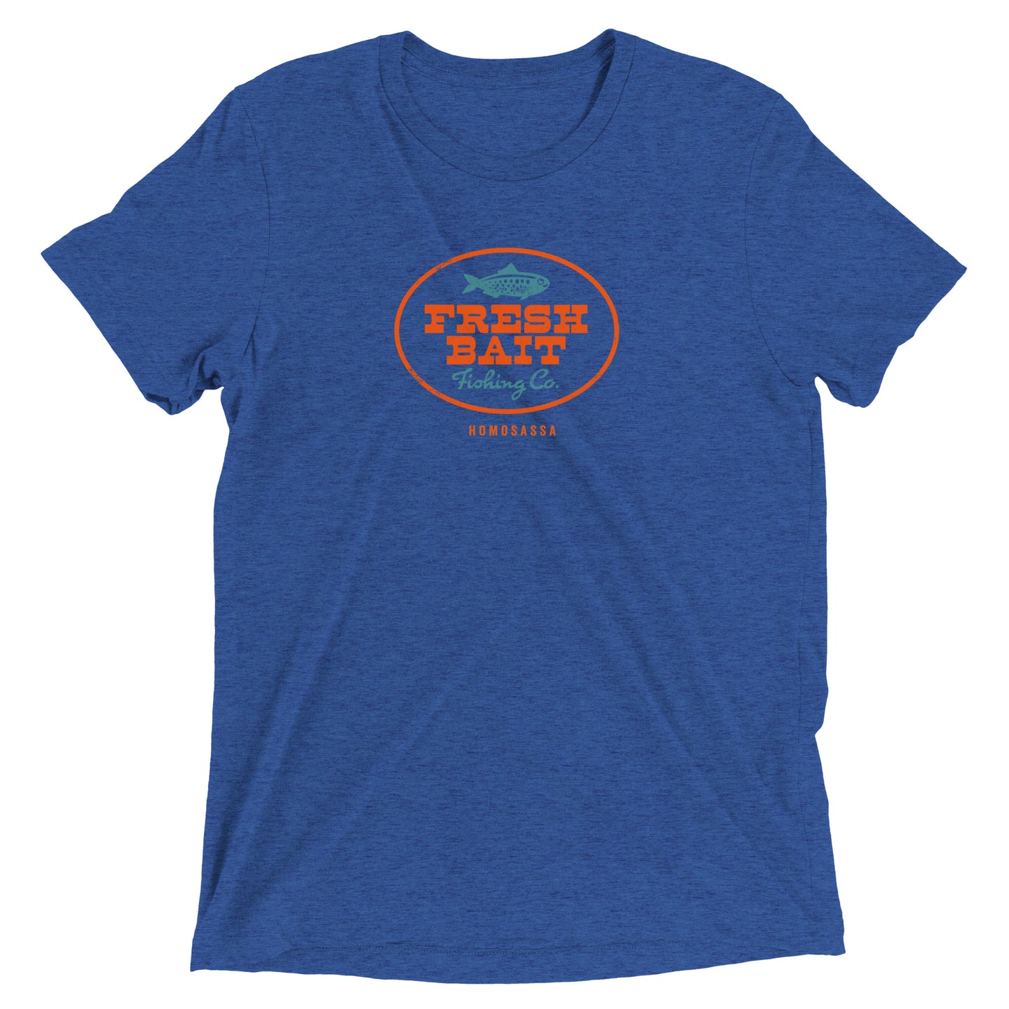 Fresh Bait Fishing Co. Homosassa Local -  ultra soft tri-blend T-shirt