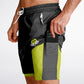 Dead Drop Pickleball Men's 2-in-1 Shorts - Charcoal