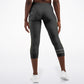 Dead Drop Pickleball Charcoal Capri Leggings