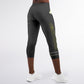 Dead Drop Pickleball Charcoal Capri Leggings
