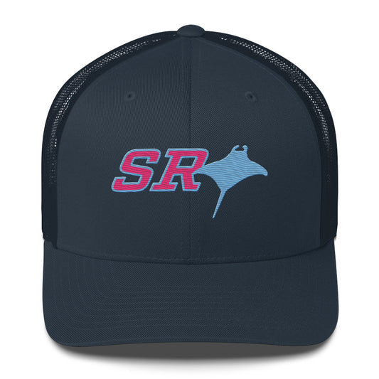 Siver Rays SR Ray Trucker Cap - Pink/Columbia Blue
