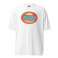 Fresh Bait Fishing Co. Blue & Orange Logo performance crew neck t-shirt