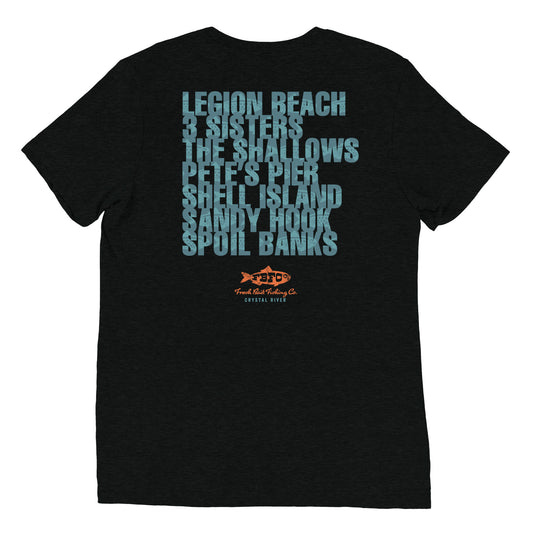 Fresh Bait Fishing Co. Locals - Crystal River ultra soft tri-blend T-shirt