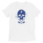 Lightning Skull Hockey Super Soft Tri-Blend Short sleeve t-shirt