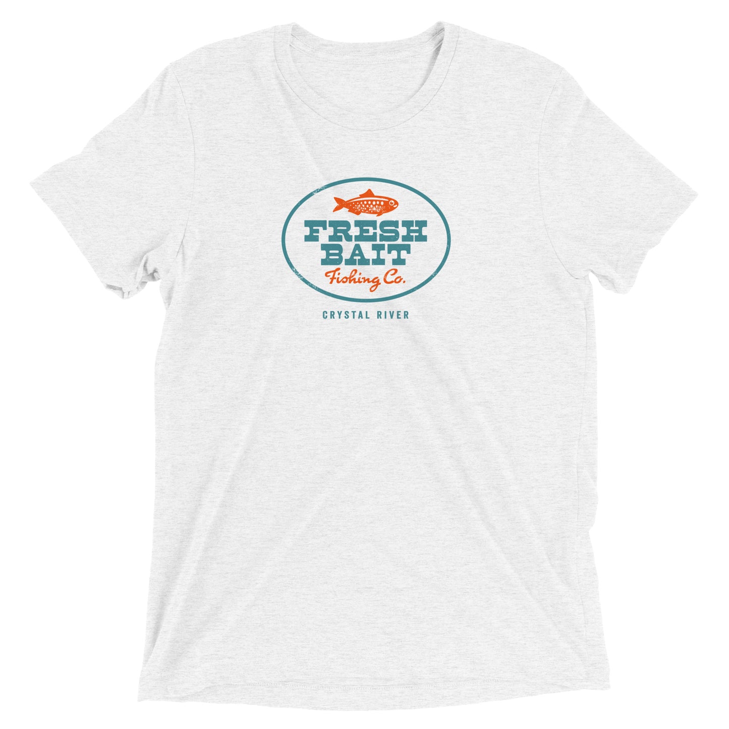 Fresh Bait Fishing Co. Local Hangouts - Crystal River ultra soft tri-blend T-shirt