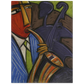 "retro jazz" 18" x 24" Museum-Quality Matte Paper Poster