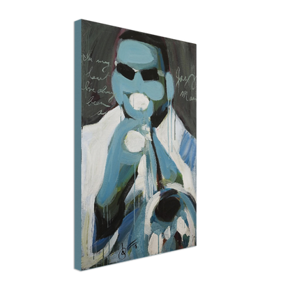 "jazz man" 16" x 24" Print on Canvas